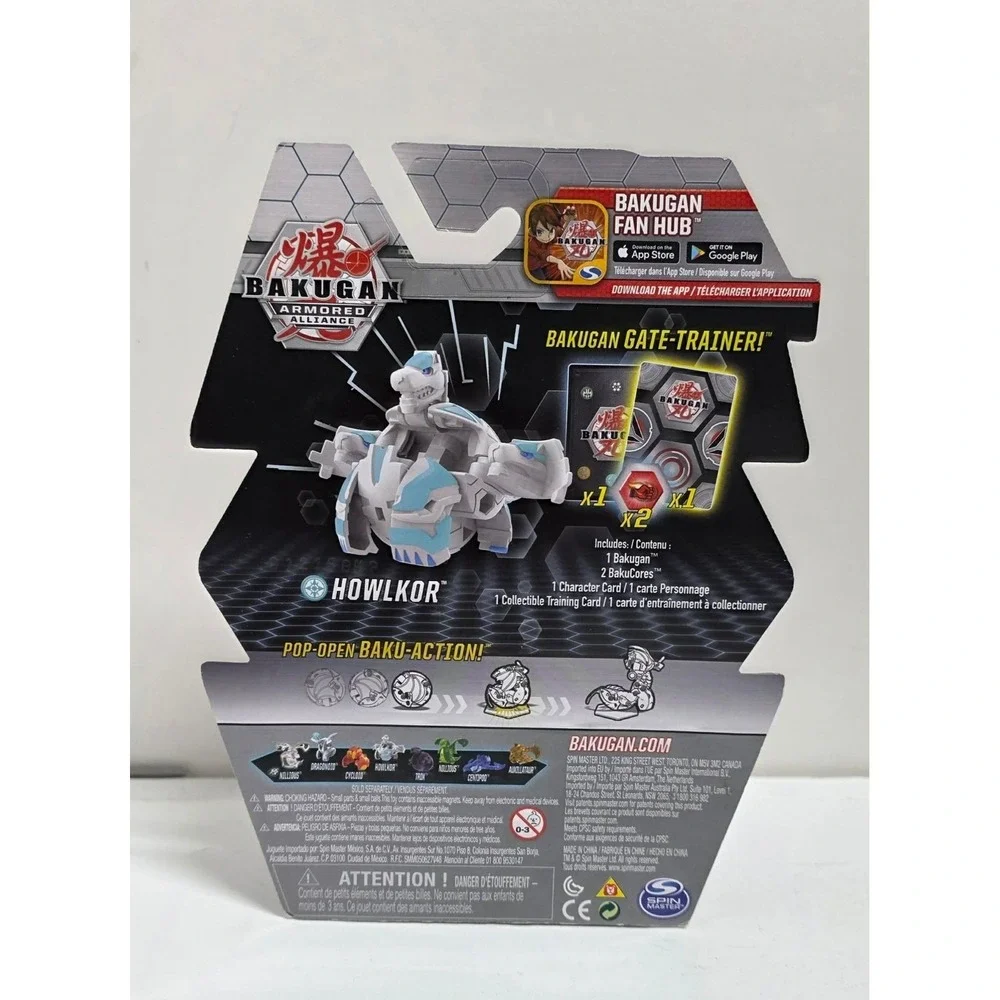 Bakugan Armored Alliance Howlkor Gate Trainer‎ Action Figure Toy New Kids 6+